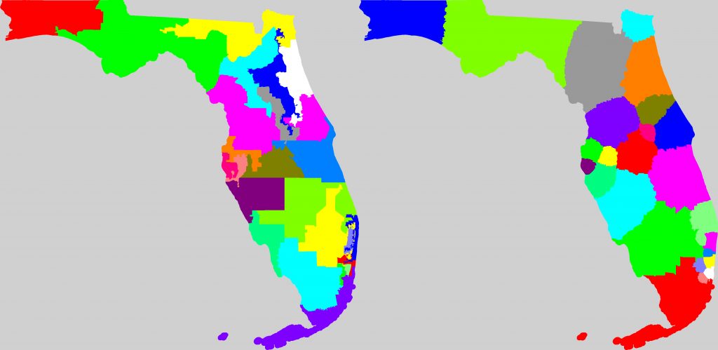 Florida Redistricting - Current Map Of Florida - Printable Maps