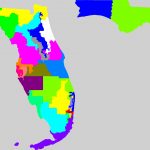 Florida Redistricting   Current Map Of Florida