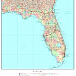 Florida State Map With Major Cities   Map Of Florida Counties And Cities