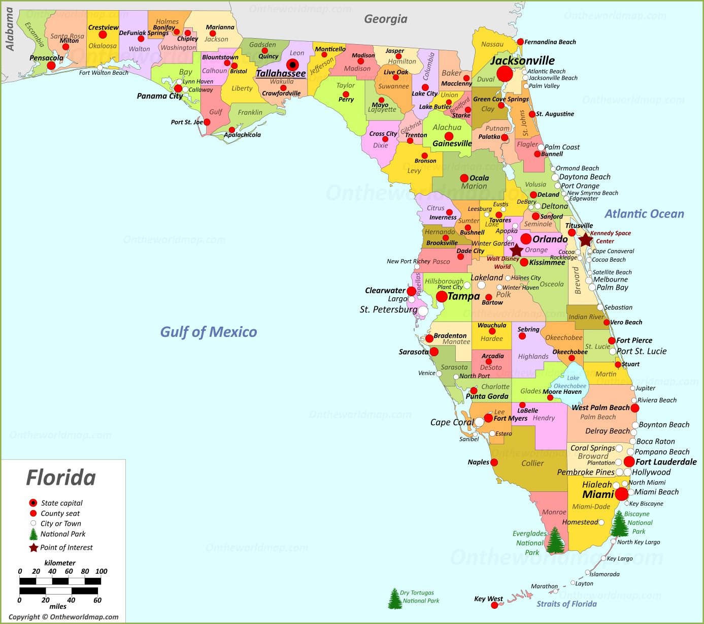 Florida State Maps | Usa | Maps Of Florida (Fl) - Bristol Florida Map