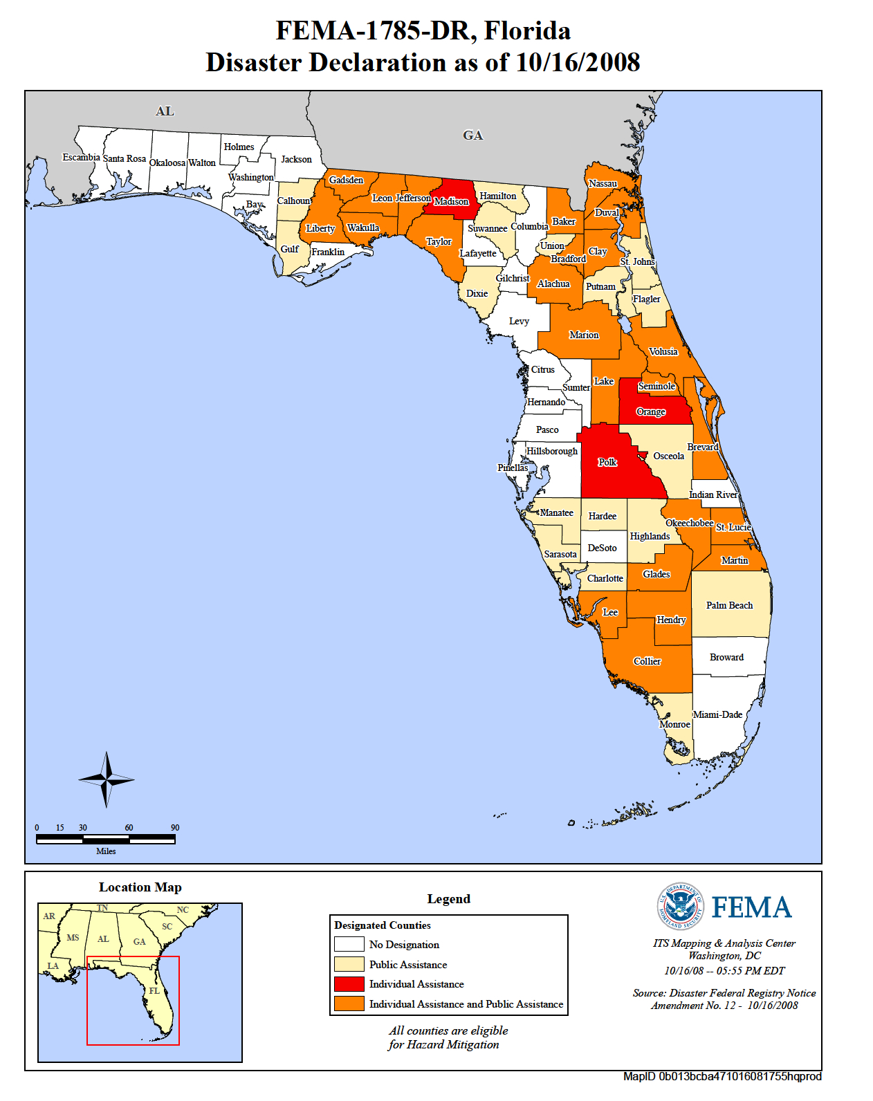 Florida Tropical Storm Fay (Dr-1785) | Fema.gov - Fema Flood Maps Marion County Florida
