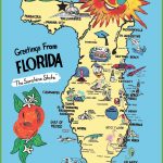 Florida Usa Map And Travel Information | Download Free Florida Usa Map   Florida Cartoon Map