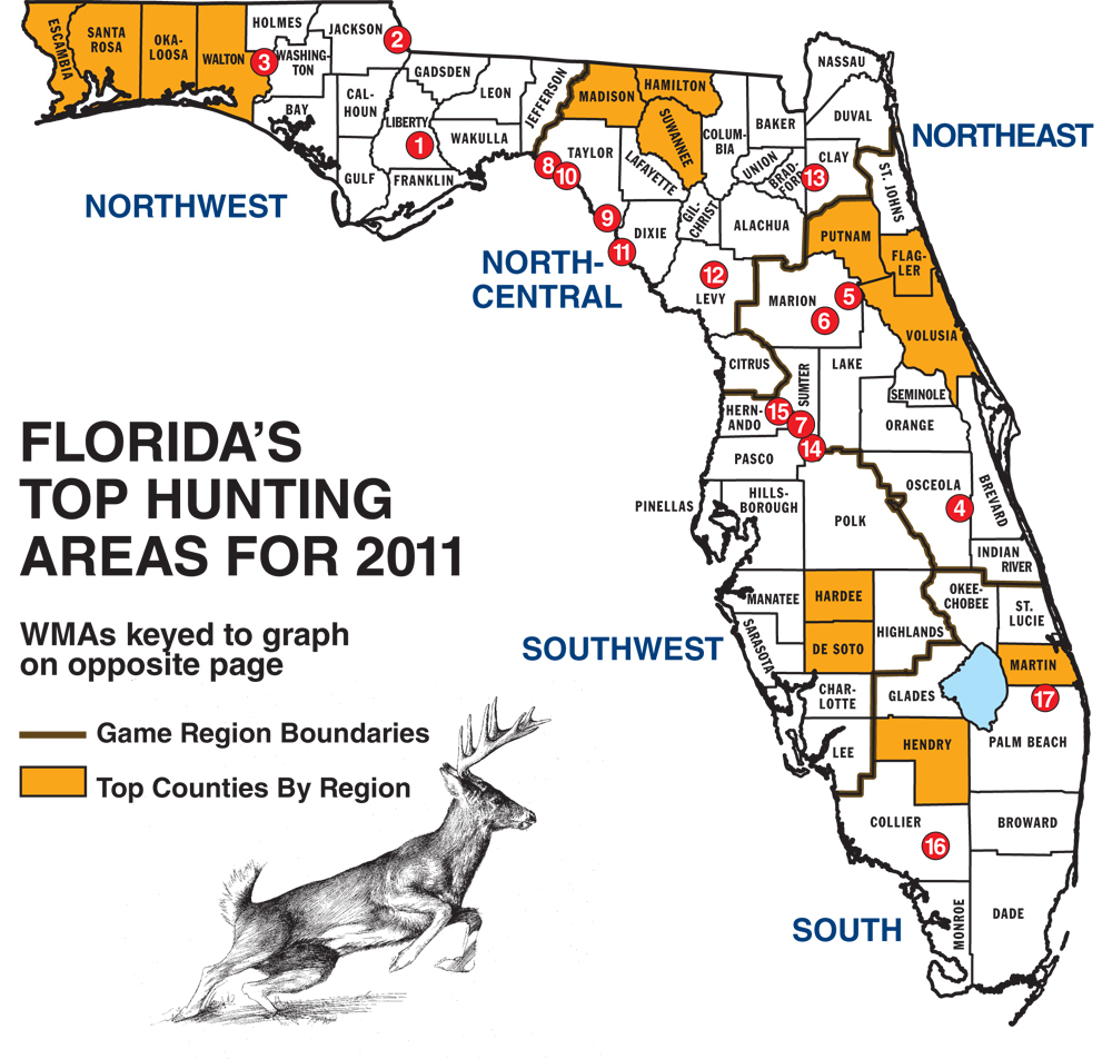 Florida Public Hunting Land Maps Printable Maps