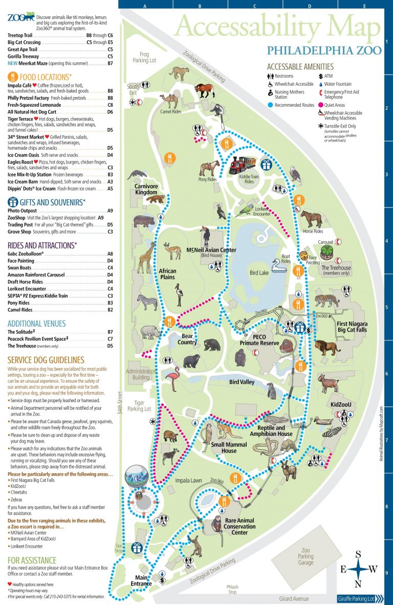 Florida Zoos Map - Library And Zoo Idoimages.co - Zoos In Florida Map ...