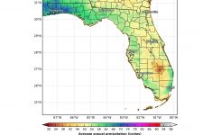 Florida's Climate And Weather - Florida Heat Index Map