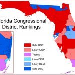 Florida's Congressional District Rankings For 2018 – Mci Maps   Florida House Of Representatives District Map