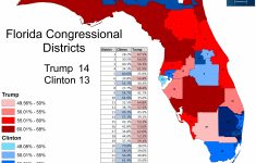 Florida's Congressional District Rankings For 2018 – Mci Maps - Florida State Representatives Map