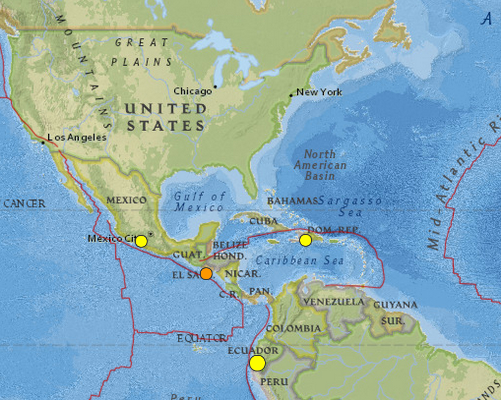 Florida&amp;#039;s Earthquake History And Tectonic Setting - Florida Earthquake Map