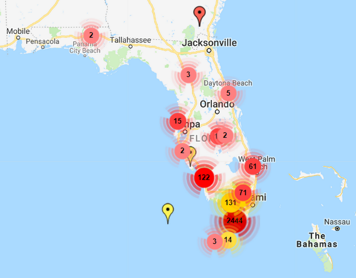 Florida&amp;#039;s Everglades Now Have 1,000 Fewer Pythons | Miami Herald - Florida Snake Problem Map