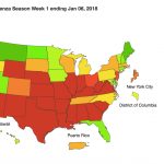 Flu Season Is Shaping Up To Be A Nasty One, Cdc Says | Texas Public   Texas Flu Map 2017