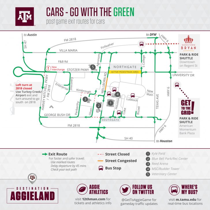 Texas A&m Parking Lot Map