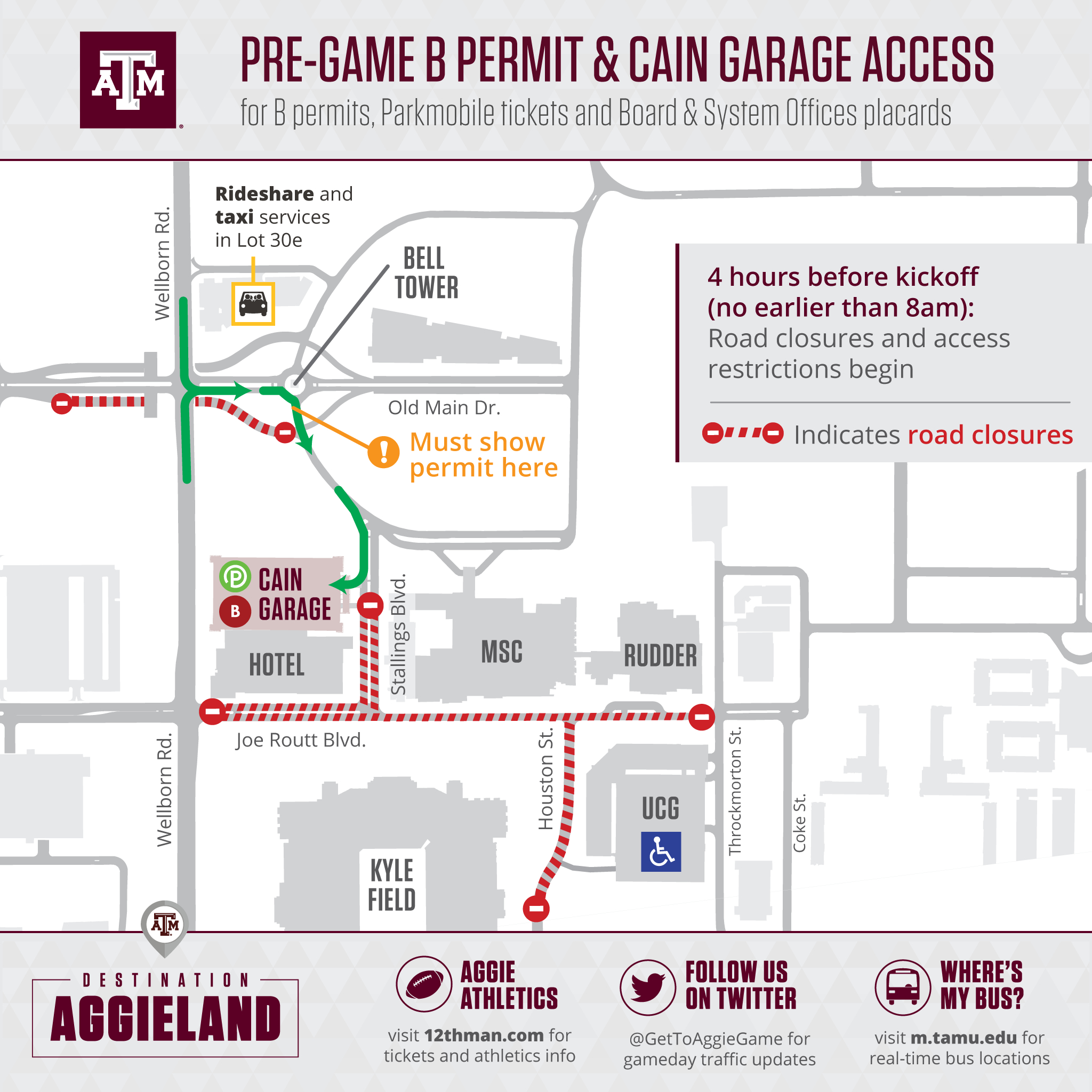 Football Parking &amp;amp; Information - Texas A&amp;amp;amp;m Parking Lot Map