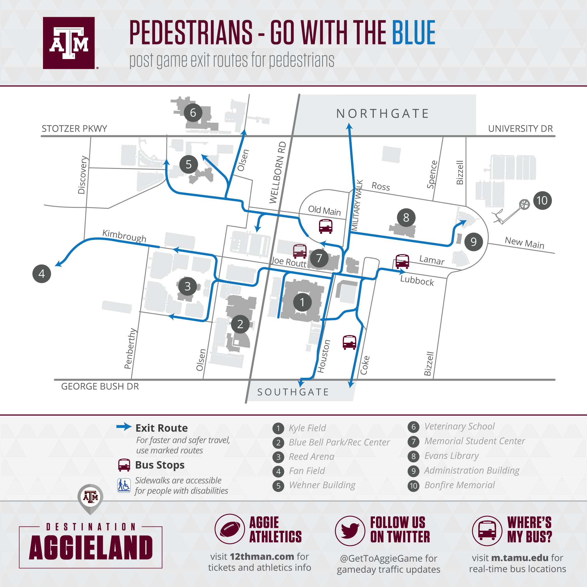 Football Parking &amp;amp; Information - Texas A&amp;amp;m Parking Map