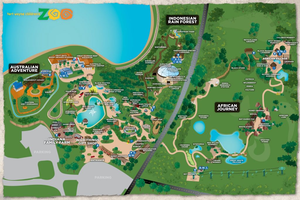 Fort Wayne Children's Zoo Interactive Map 