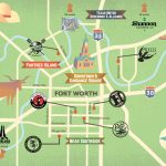 Fort Worth Cvb Launches “Ale Trail” For Nine Local Breweries   Texas Forts Trail Map