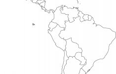 Free Blank Map Of North And South America | Latin America Printable - Blank Map Of Latin America Printable