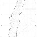 Free Blank Simple Map Of Chile, No Labels   Free Printable Map Of Chile