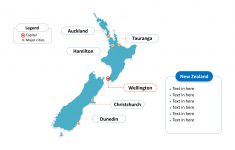 Free New Zealand Editable Map – Free Powerpoint Templates – Printable Map Of New Zealand