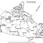 Free Printable Map Canada Provinces Capitals   Google Search   Free Printable Map Of Canada