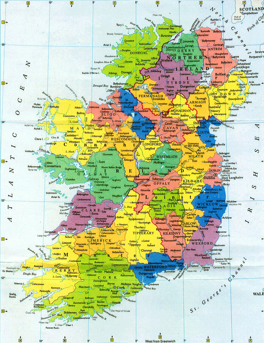 Free Printable Map Of Ireland |  Map Of Ireland - Plan Your - Printable Map Of Ireland