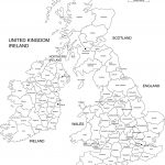 Free Printable Map Of Ireland | Royalty Free Printable, Blank   Printable Black And White Map Of Ireland