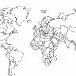 Free Printable World Map With Countries Labeled And Travel   Printable World Map With Countries