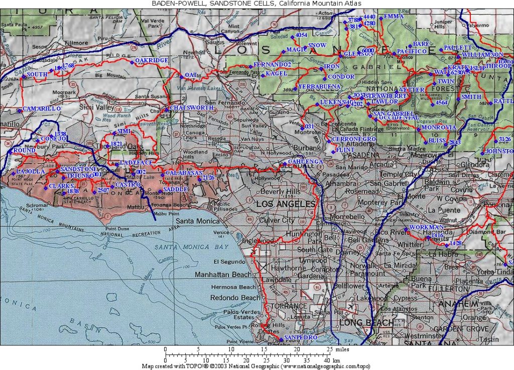Freeway Map Southern California - Klipy - Southern California Road Map