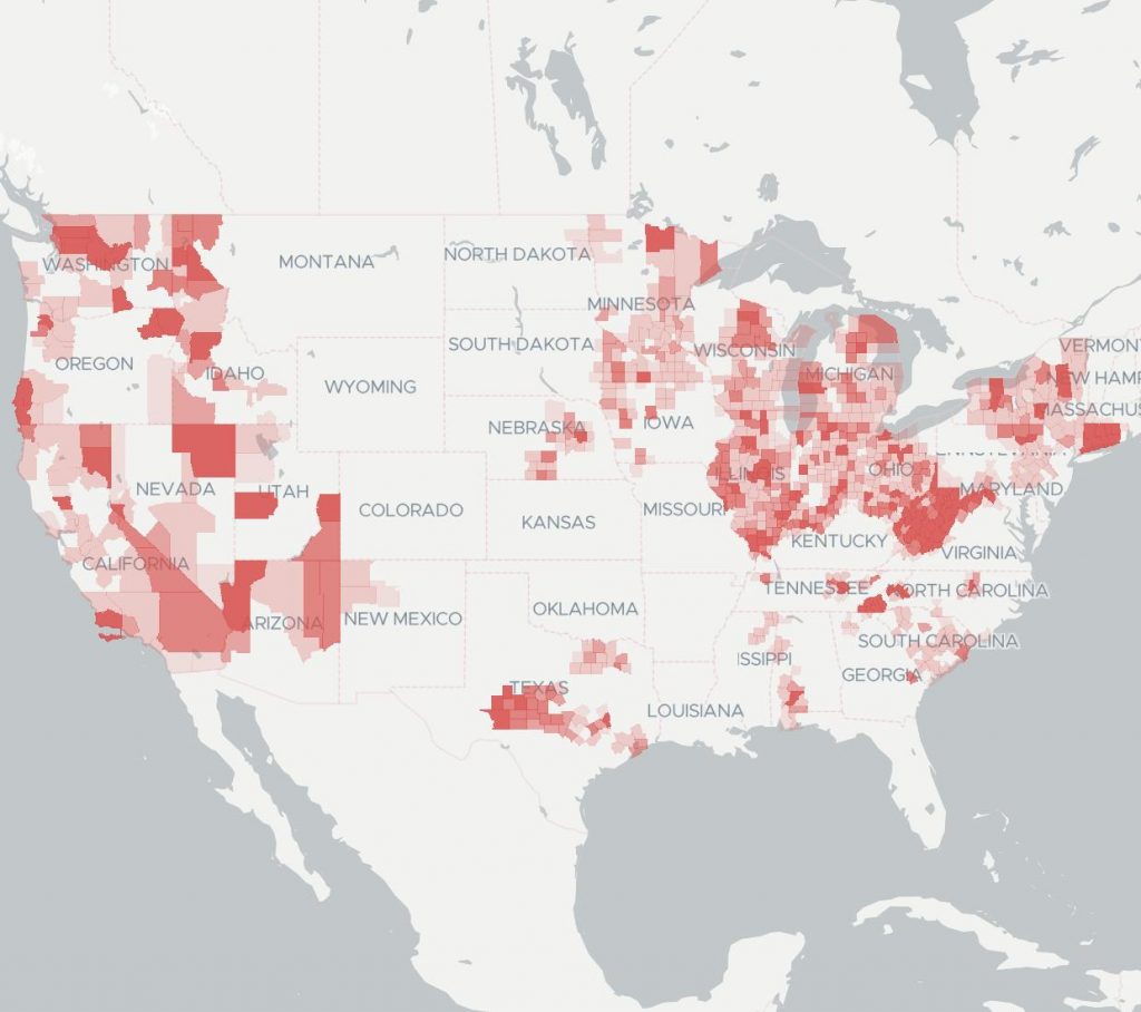 Frontier Internet: Coverage & Availability Map | Broadbandnow - Verizon ...