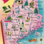 Fun Map Of The State Of Maine! We Are Located In Madison, Near   Printable Map Of Maine Lighthouses