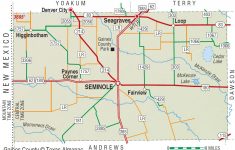 Gaines County | The Handbook Of Texas Online| Texas State Historical - Yoakum County Texas Map