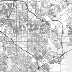 Garland, Texas   Area Map   Light | Hebstreits Sketches   Garland Texas Map