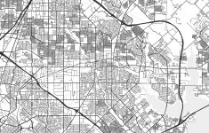 Garland, Texas - Area Map - Light | Hebstreits Sketches - Garland Texas Map