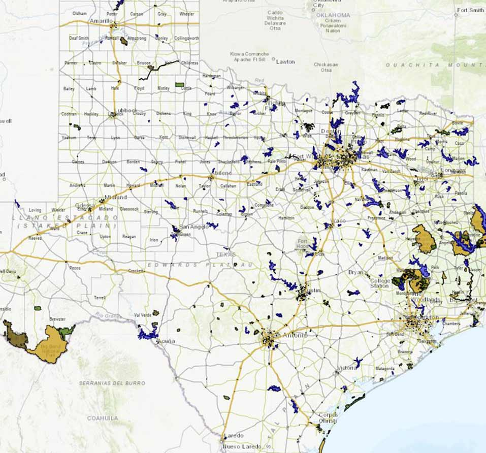 Geographic Information Systems (Gis) - Tpwd - Geographic Id Map Texas