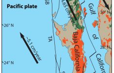 Geological Map Of Baja California, Mexico, Showing The Location Of - San Quintin Baja California Map