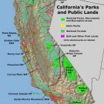 Geology Cafe Com In California National Parks Map   Touran   Map Of California Parks