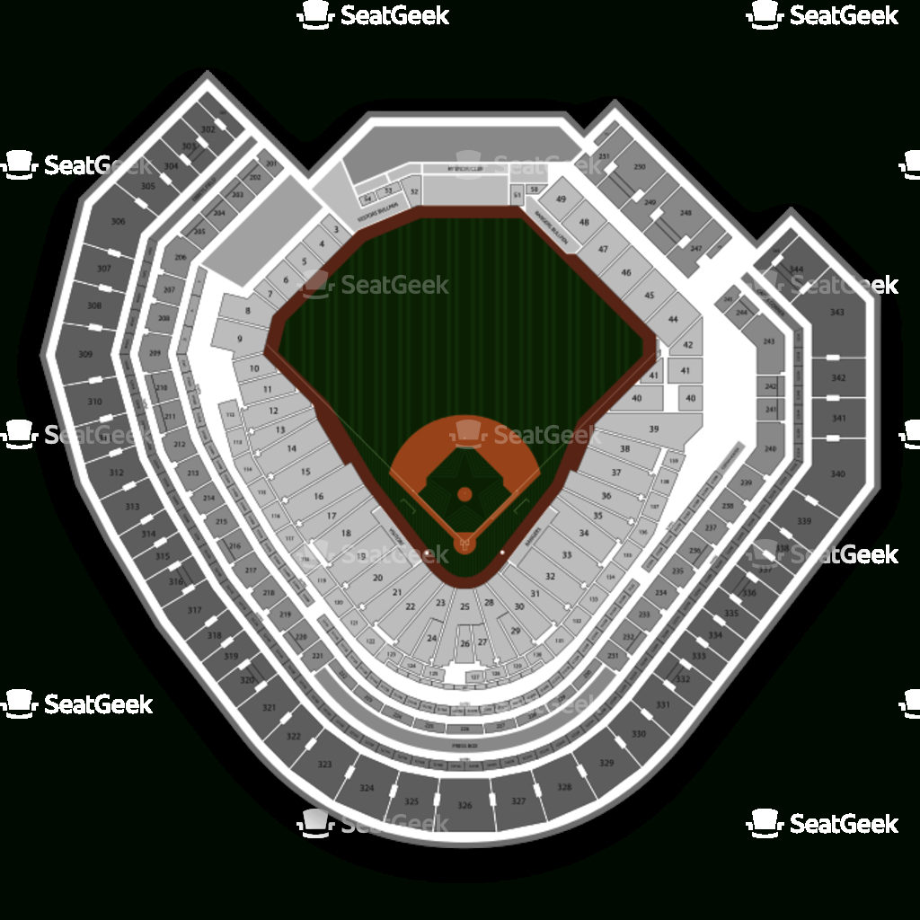 Globe Life Park Seating Chart | Seatgeek - Texas Rangers Stadium Map