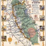 Golden Chain Council: Highway Map Of The Northern & Southern Mines   California Mother Lode Map