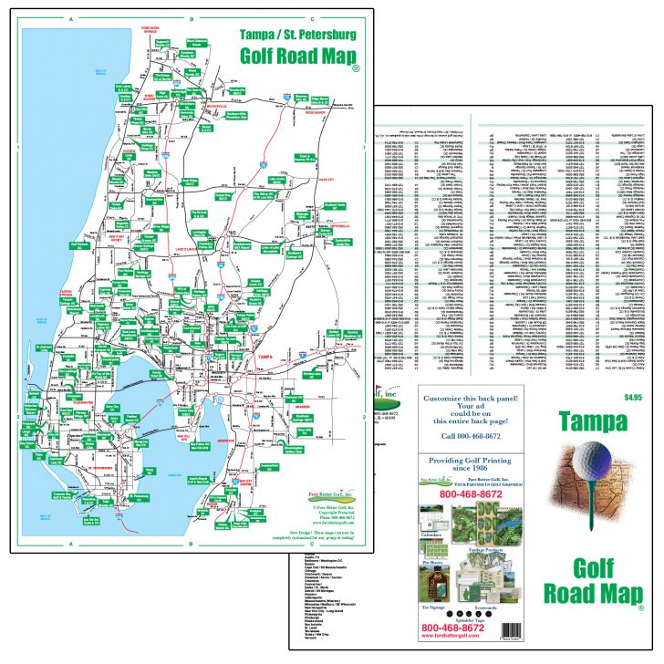 Golf Maps Fore Better Golf, Inc. Map Of Central Florida Golf
