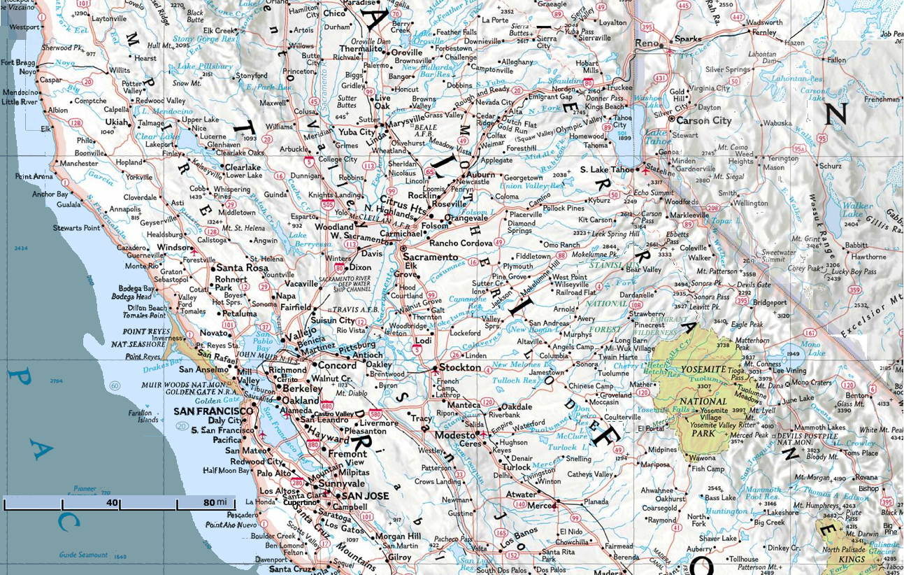 Google Map Of California Cities - Klipy - Google Maps Sacramento California