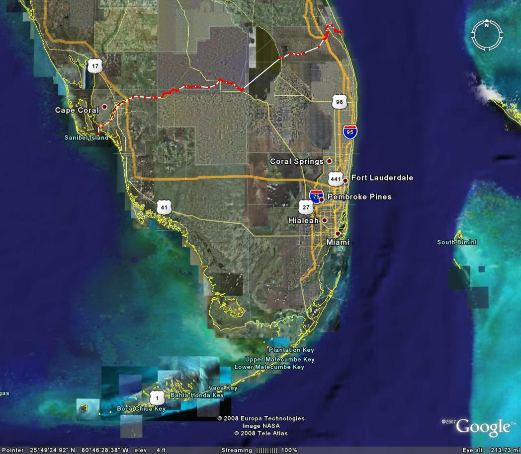 Google Map Of South Florida | Modelautoszeeland - Google Florida Map