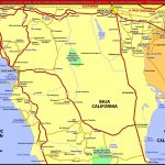 Google Maps California Map Of Ensenada Baja California California   Baja California Road Map