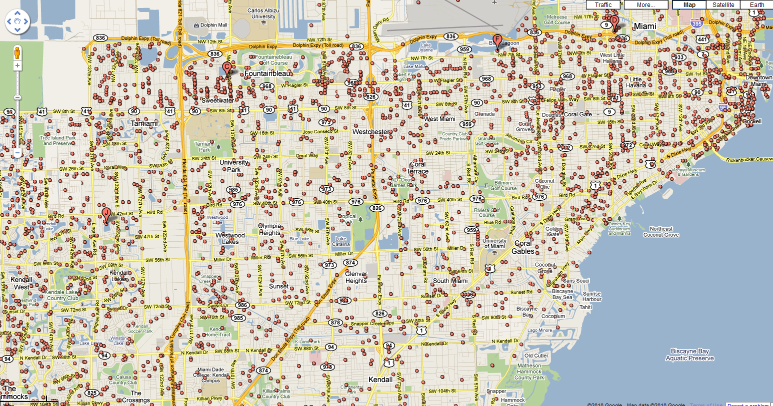 Google Maps Récompense Ses Contributeurs - Ere Numérique - Miami Florida Google Maps