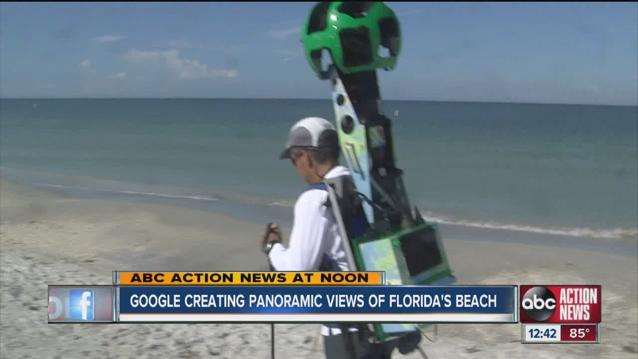 Google Maps Street View Cameras On Tampa Bay Area Beaches To Help - Google Maps Tampa Florida