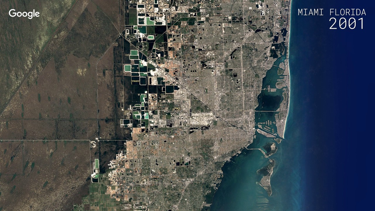 Google Timelapse: Miami, Florida - Youtube - Miami Florida Google Maps