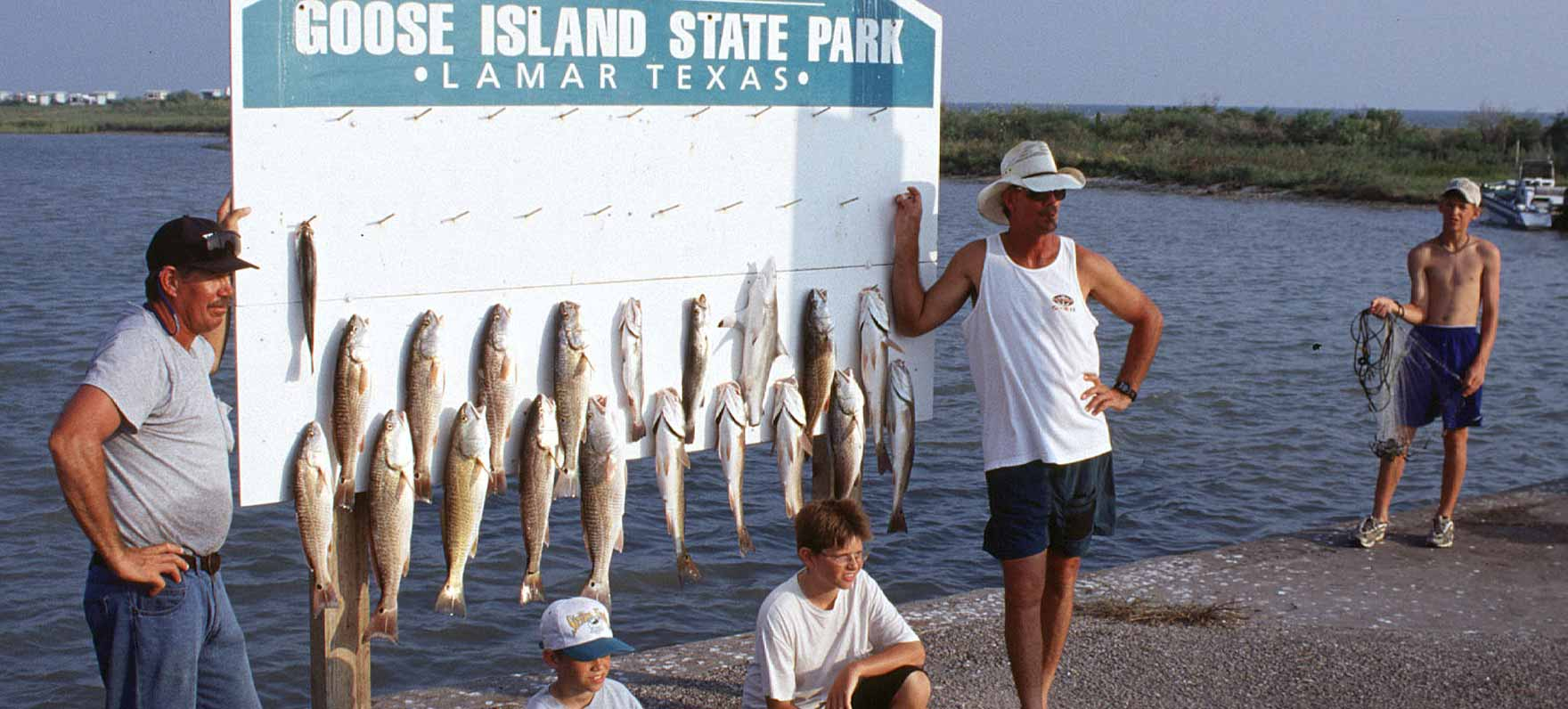 Goose Island State Park — Texas Parks &amp;amp; Wildlife Department - Rockport Texas Fishing Map