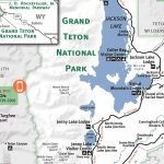 Grand Teton & Yellowstone National Park Map   Jackson Hole Traveler   Printable Map Of Yellowstone National Park