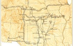 Great Western Cattle Trail - Wikipedia - Texas Cattle Trails Map ...