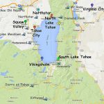 Guide To Planning A Lake Tahoe California Vacation   Lake Tahoe California Map