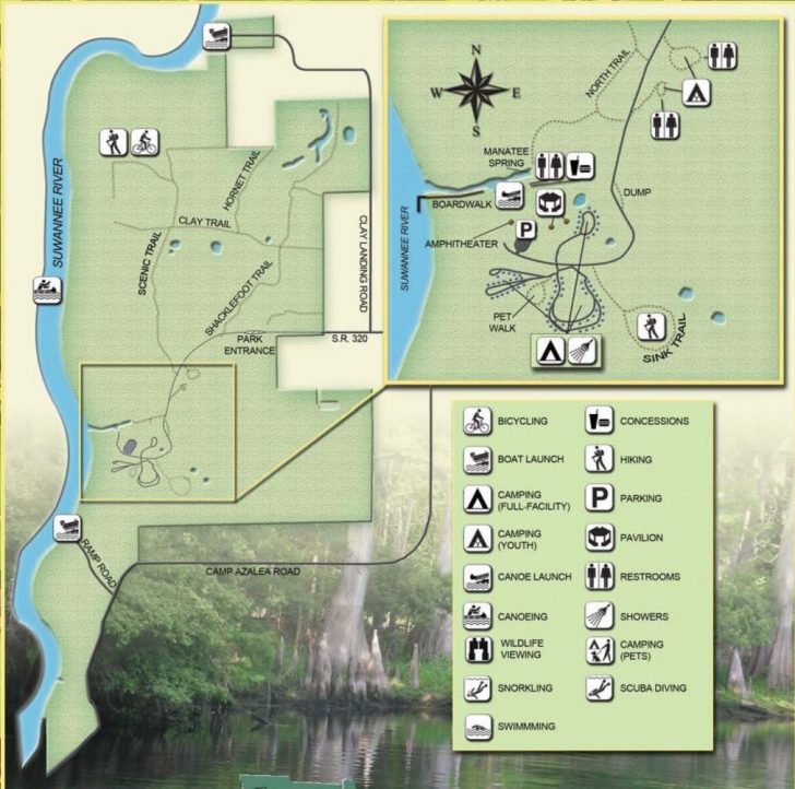 Map Of Natural Springs In Florida