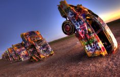 Hdr Photos From The Cadillac Ranch In Amarillo, Texas - Cadillac Ranch Texas Map